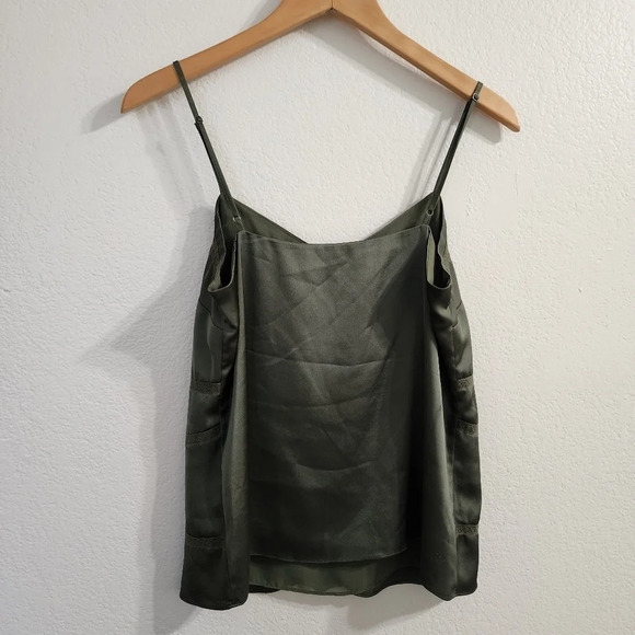 BANANA REPUBLIC Satin Camisole Green Size S - Picture 3 of 8